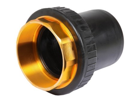 Переход ПЭ/ЛАТУНЬ PN16 SDR11 PE100 D63X2 Переход ПЭ/ЛАТУНЬ PN16 SDR11 PE100 D63X2