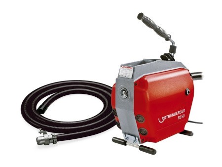 Машина переносная электрическая для прочистки труб R650, в комплекте со шлангом Машина переносная электрическая для прочистки труб R650, в комплекте со шлангом